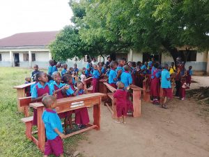 Pupils on the desks