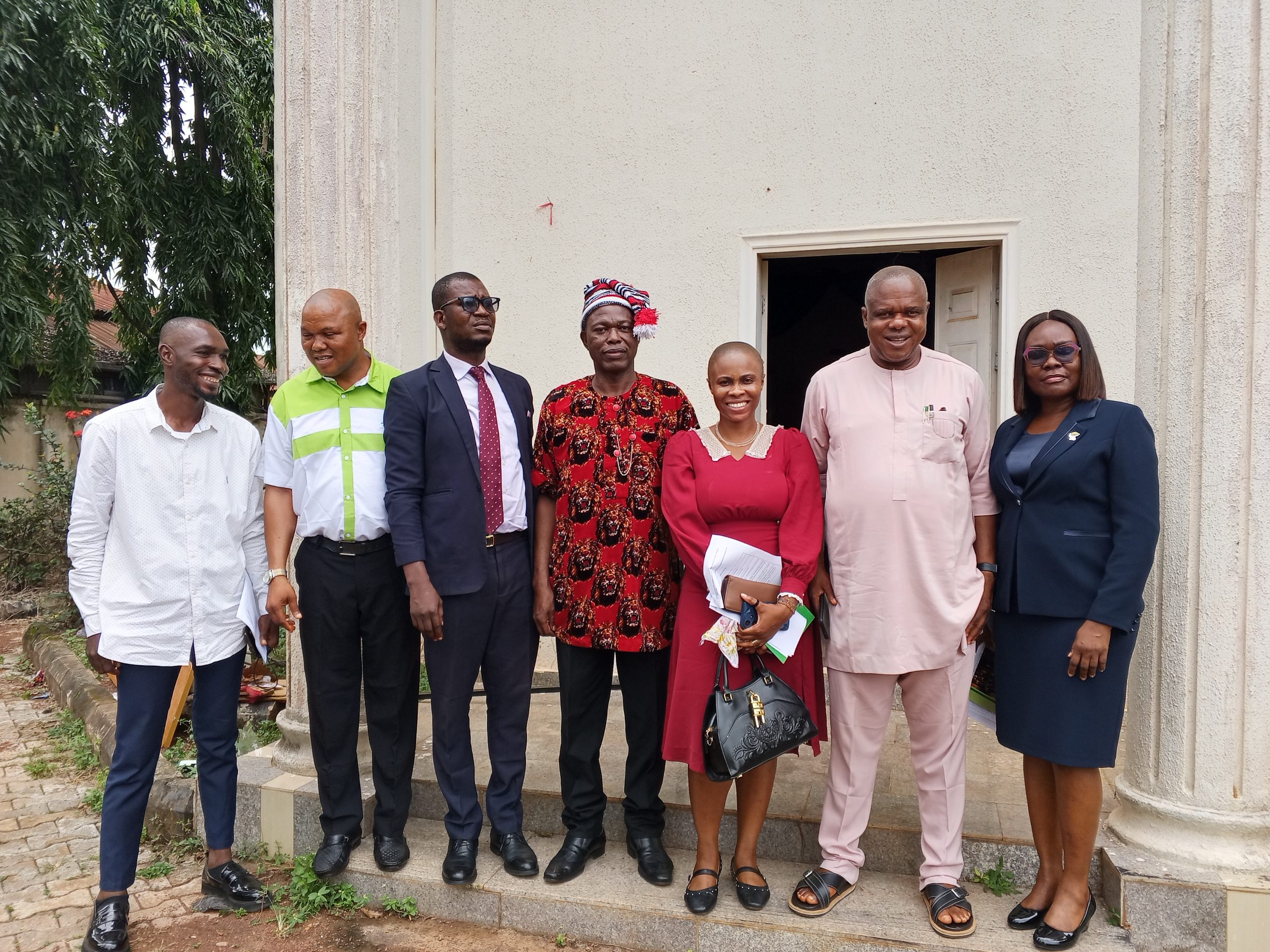 AMBAN Executives with the DG ESMEDA , Dr. Ben Odoh and the representative of CBN Mrs. Alishe Nnamdi